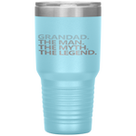 GRANDAD THE MAN THE MYTH THE LEGEND Father's Day Gift Men Tumbler Tumblers dad, family- Nichefamily.com