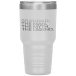 GRANDAD THE MAN THE MYTH THE LEGEND Father's Day Gift Men Tumbler Tumblers dad, family- Nichefamily.com