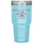 Bulldog Paw Dad Tumblers - Nichefamily.com