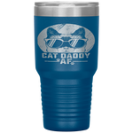 Cat Daddy AF Vintage Cat Dad Head Funny Fathers Day Gift Tumbler Tumblers dad, family- Nichefamily.com
