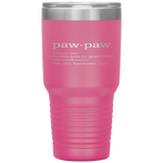 Paw-Paw Grandfather - Cool Definition Funny Grandpa Tumbler Tumblers dad, family- Nichefamily.com