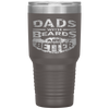 Dads with Beards are Better Father's Day Gifts Distressed Tumbler Tumblers dad, family- Nichefamily.com