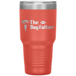 The Dogfather Golden Retriever Dog Dad Father's Day Tumbler Tumblers dad, family- Nichefamily.com