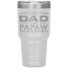 I Have Two Titles Dad And Papaw Funny Fathers Day Tumbler Tumblers dad, family- Nichefamily.com