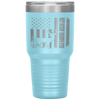 American Flag Best Buckin Grandpa Ever Father Day Gift Tumbler Tumblers dad, family- Nichefamily.com