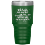 Proud Grandpa of an Official Teenager, 13th B-Day Party Tumbler Tumblers dad, family- Nichefamily.com