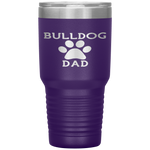 Bulldog Paw Dad Tumblers - Nichefamily.com