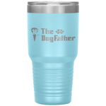 The Dogfather English Mastiff Dog Dad Father's Day Gifts Tumbler Tumblers dad, family- Nichefamily.com