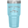 Best Papa By Par Funny Golf Father's Day Grandpa Gift Tumbler Tumblers dad, family- Nichefamily.com