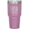 Peepaw Know Everything Funny Father's Day Tumbler Tumblers dad, family- Nichefamily.com