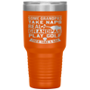 Real Grandpas Play Golf Best Grandpa Golfer Dad Funny Gift Tumbler Tumblers dad, family- Nichefamily.com