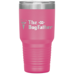 The Dogfather Siberian Husky Dog Dad Father's Day Gifts Tumbler Tumblers dad, family- Nichefamily.com