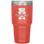 Luckiest Poppa Ever Leprechaun St Patricks Day Grandpa Tumbler Tumblers dad, family- Nichefamily.com