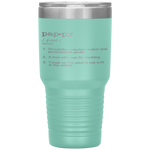 Pappy Definition - Funny Father's Day Gift Tumbler Tumblers dad, family- Nichefamily.com
