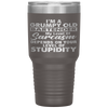 I Am A Grumpy Old BARTENDER  Father's Day Tumbler Tumblers dad, family- Nichefamily.com