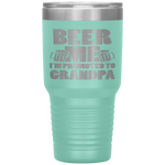 Mens Beer Me Im Promoted To Grandpa Pregnancy Drinking Team Gift Tumbler Tumblers dad, family- Nichefamily.com