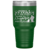 Veteran Grandpa Gift for Grandfather Tumbler Tumblers dad, family- Nichefamily.com