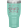 My Grandpa Is Guardian Angel He Watches Over Back Tumbler Tumblers dad, family- Nichefamily.com