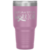 Childhood cancer awareness Grandpa of a warrior Tumbler Tumblers dad, family- Nichefamily.com