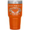 Retro Vintage Best Pug Dad Ever Father's Day Tumbler Tumblers dad, family- Nichefamily.com