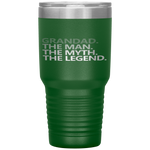 GRANDAD THE MAN THE MYTH THE LEGEND Father's Day Gift Men Tumbler Tumblers dad, family- Nichefamily.com