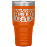 Father's Day Cheer Dad Killing It Cheerdancing Tumbler Tumblers dad, family- Nichefamily.com