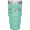 Father's Day PopsSaurus Rex Funny Dinosaur Gift Tumbler Tumblers dad, family- Nichefamily.com