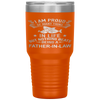 FATHER-IN-LAW Proud Of Many Things Tumblers Tumblers dad, family- Nichefamily.com