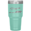 Twin Dad Papa Bear Two Cubs 2 Kids Father's Day Gift Tumbler Tumblers dad, family- Nichefamily.com