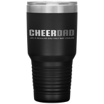 Cheer Dad Funny Cute Father's Day Gift Cheerleading Tumbler Tumblers dad, family- Nichefamily.com
