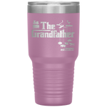 Promoted to Grandpa Grandfather 2020 New Grandpa Gift Tumbler Tumblers dad, family- Nichefamily.com