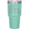 Grandpa Grandfather PA The Legend Gift Tumbler Tumblers dad, family- Nichefamily.com