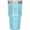 Grandpa Grandfather PA The Legend Gift Tumbler Tumblers dad, family- Nichefamily.com