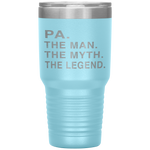 Grandpa Grandfather PA The Legend Gift Tumbler Tumblers dad, family- Nichefamily.com