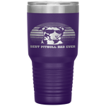 Best Pitbull Dad Ever Pitbull Father's Day Gifts Tumbler Tumblers dad, family- Nichefamily.com