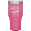 Promoted to Grandpa Again Dad Pregnancy Announcement Funny Tumbler Tumblers dad, family- Nichefamily.com