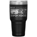 Vintage Best Pop Popsaurus Rex Ever Dad Fathers Day Gifts Tumbler Tumblers dad, family- Nichefamily.com