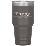 Pappy Definition Grandpa For Coolest Old Man Tumbler Tumblers dad, family- Nichefamily.com