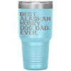 Alaskan Husky Dog Dad Fathers Day Dog Lovers Gift Tumbler Tumblers dad, family- Nichefamily.com