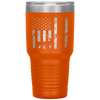 USA Flag Best Buckin' Dad Ever Deer Hunting Fathers Day Gift Tumbler Tumblers dad, family- Nichefamily.com