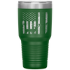 USA Flag Best Buckin' Dad Ever Deer Hunting Fathers Day Gift Tumbler Tumblers dad, family- Nichefamily.com