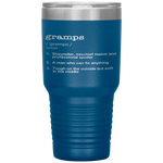 Gramps Definition - Funny Father's Day Gift Tumbler Tumblers dad, family- Nichefamily.com