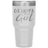 Grandpa Says Girl Gender Reveal Announcement Party Tumbler Tumblers dad, family- Nichefamily.com