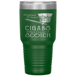 Weekend Forecast Cigars Chance of Bourbon Fathers Day Gift Tumbler Tumblers dad, family- Nichefamily.com