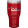 The Dogfather Boston Terrier Dog Dad Father's Day Tumbler Tumblers dad, family- Nichefamily.com