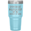 Double Blessed Grandpa Of Twins Grandfather Gift Tumbler Tumblers dad, family- Nichefamily.com