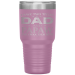 I Have Two Titles Dad And Papaw Funny Fathers Day Tumbler Tumblers dad, family- Nichefamily.com