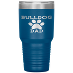 Bulldog Paw Dad Tumblers - Nichefamily.com