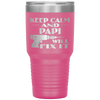 Keep Calm Papi Will Fix It Gift For Dad Grandpa Tumbler Tumblers dad, family- Nichefamily.com