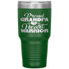 Proud Grandpa Of A Heart Warrior CHD Awareness Gift Tumbler Tumblers dad, family- Nichefamily.com